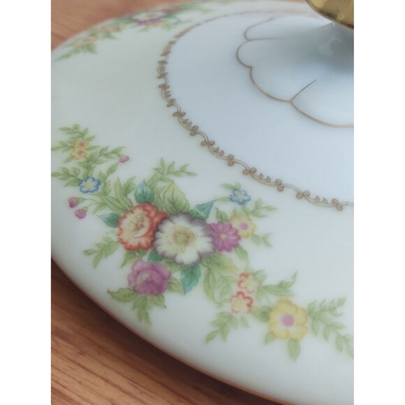 Vintage Ransom Japan Lidded Vegetable/Soup Tureen 1950's 10 1/2 in x 9 1/4 in - Picture 12 of 16